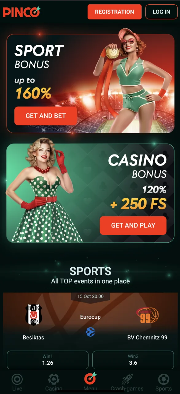 pinco casino aviator app download